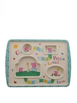 Image of Peppa Pig Bamboo Game Plate