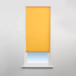 Image of Universal Plain Citrus Zest Blackout Roller Blind Citrus (Yellow)