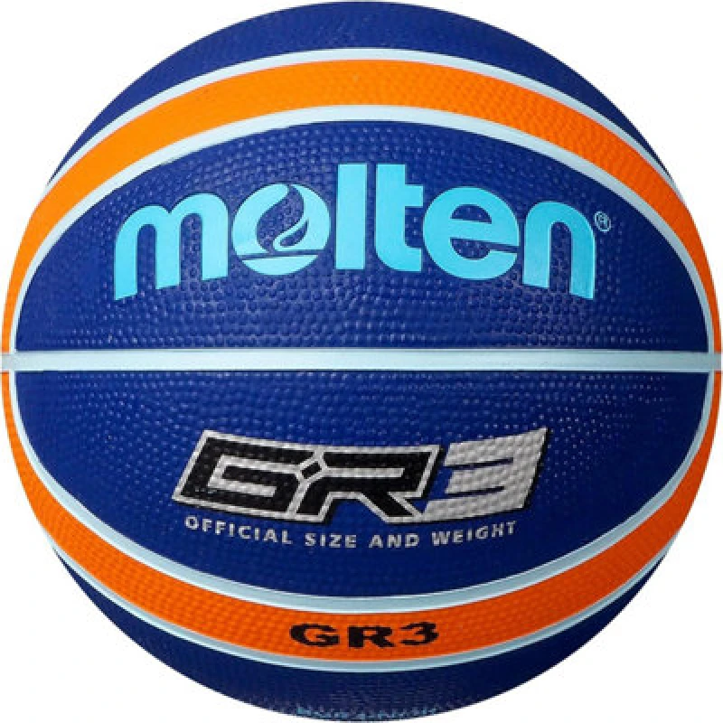 Image of Molten Bgr Indoor Basketball - Official Size, Blue/orange