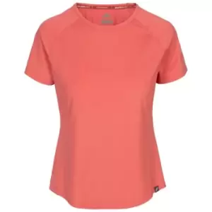 Image of Trespass Womens/Ladies Outburst T-Shirt (S) (Rhubarb Red)