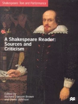 Image of A Shakespeare Reader by Richard Danson Brown Book