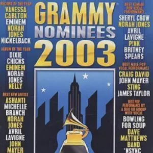 image of Grammy Nominees 2003 by Various Artists CD Album