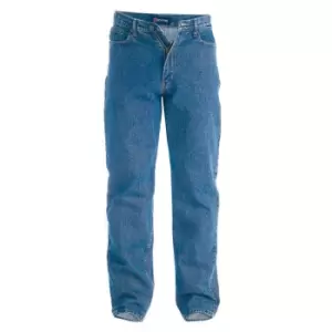 Image of Duke Mens Rockford Comfort Fit Jeans (30L) (Stonewash)