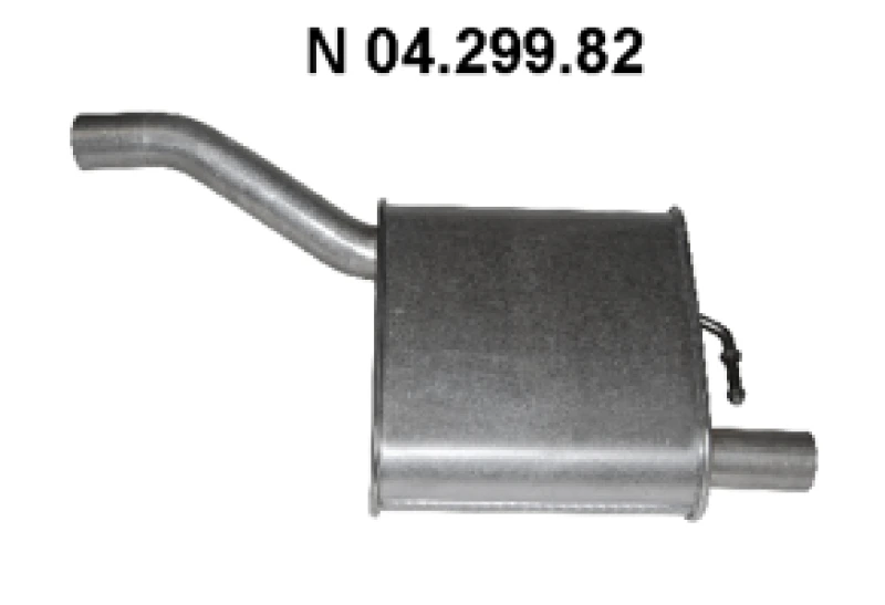 Image of Rear silencer VEGAZ FS-452EBER