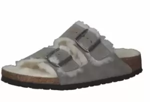 image of Birkenstock Clogs grey Arizona Fur[Sandals] 3.5