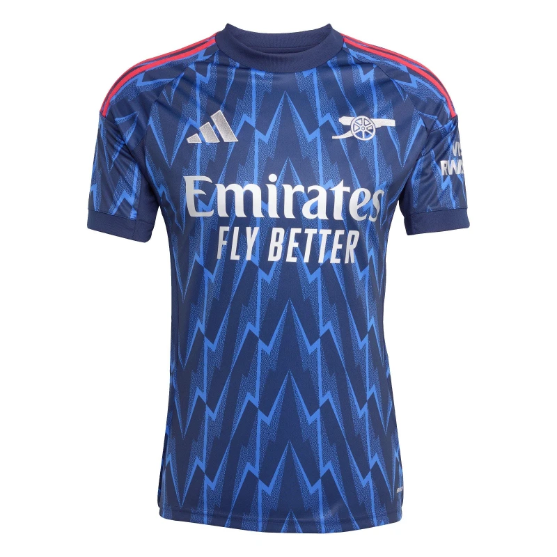 Image of adidas Arsenal Away Shirt 2025 2026 Adults Blue/Grey male 3XL