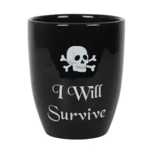 Image of Gothic I Will Survive Ceramic Plant Pot