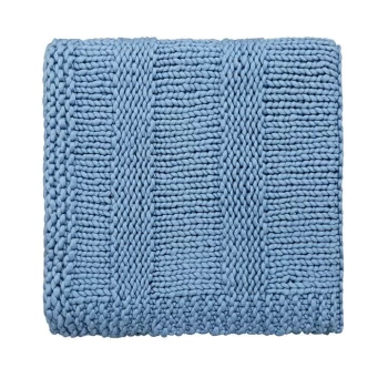 Image of Katie Piper Be Still Chunky Throw - Blue