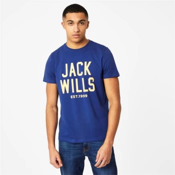 image of Jack Wills Westforth T-Shirt - Blue