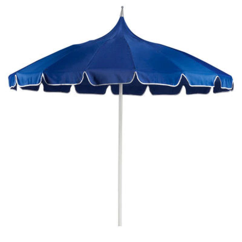 Image of Beliani Market Parasol 245cm Minoa Blue