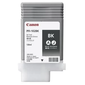 Image of Canon PFI102 Black Ink Cartridge