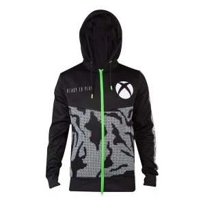 Image of Microsoft - Tech All-Over Print Mens Small Hoodie - Black