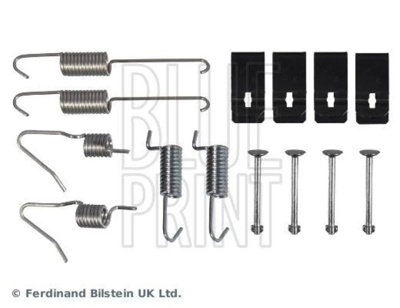 Image of Blue PRINT Brake shoe fitting kit Blue PRINT ADBP410065
