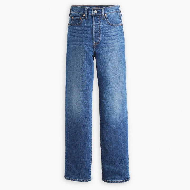 Image of Levis Womens Ribcage Full L Straight Leg Jeans The Last Straw female 25 L30