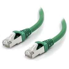 image of Patch Cord RJ45 CAT.6a F/UTP LSZH Snagless Green - 0.15 M Full Copper