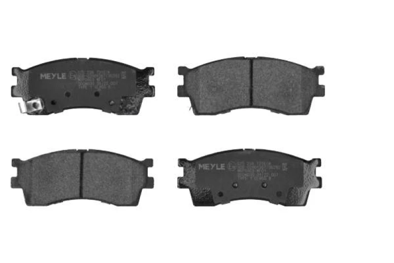 Image of MEYLE 025 238 7316/W Brake pad set Front Axle, with acoustic wear warning, Original Quality, with anti-squeak plate Brake Pad Set,disc brake (402)