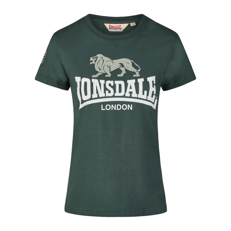 Image of Lonsdale Womens T-Shirt Lonsdale Sarsden Vert Female M