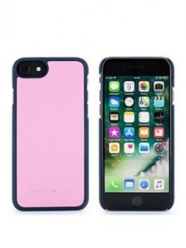 Image of Jack Wills Saffiano Inlay Shell Apple iPhone 678 Wray Pink Navy