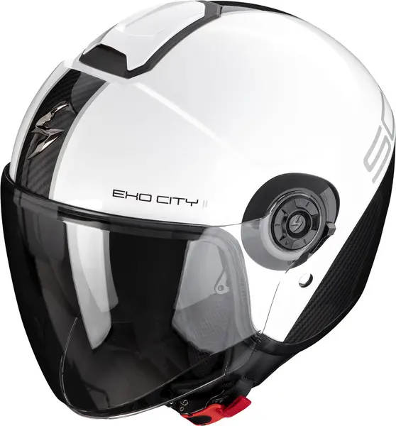 Scorpion Exo-City II Carbo White-Black Jet Helmet L