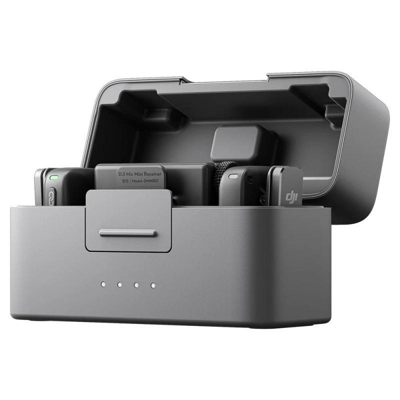 Image of DS DJI Mic Mini Wireless Microphone 2TX + 1RX + Charging Case