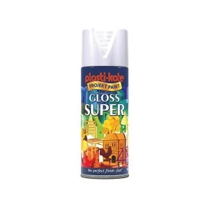 image of PlastiKote Gloss Super Spray Antique White 400ml