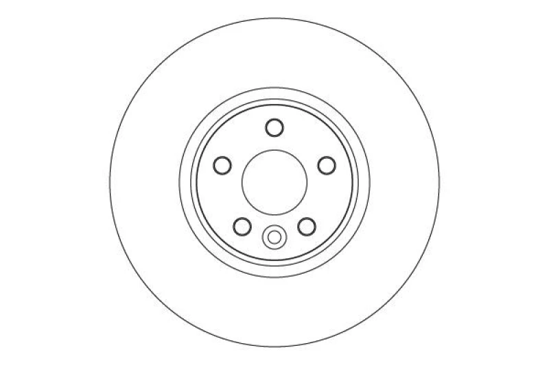 Image of Brake disc TRW DF6724S