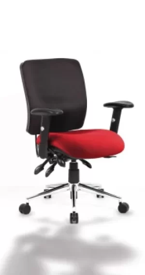 Image of Chiro Medium Back Bespoke Colour Seat Post Box Red