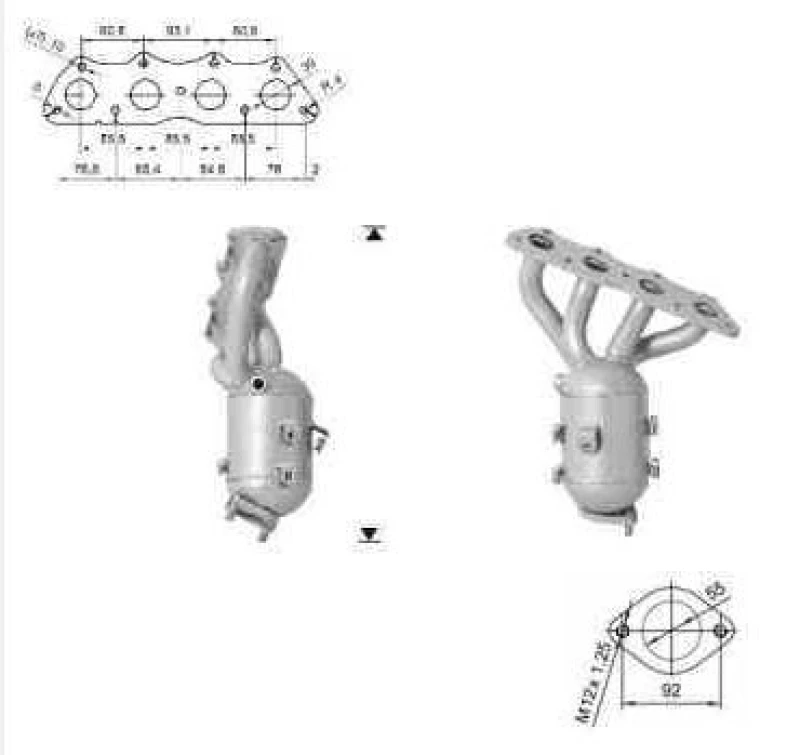 Image of Catalytic converter VEGAZ HUK-306