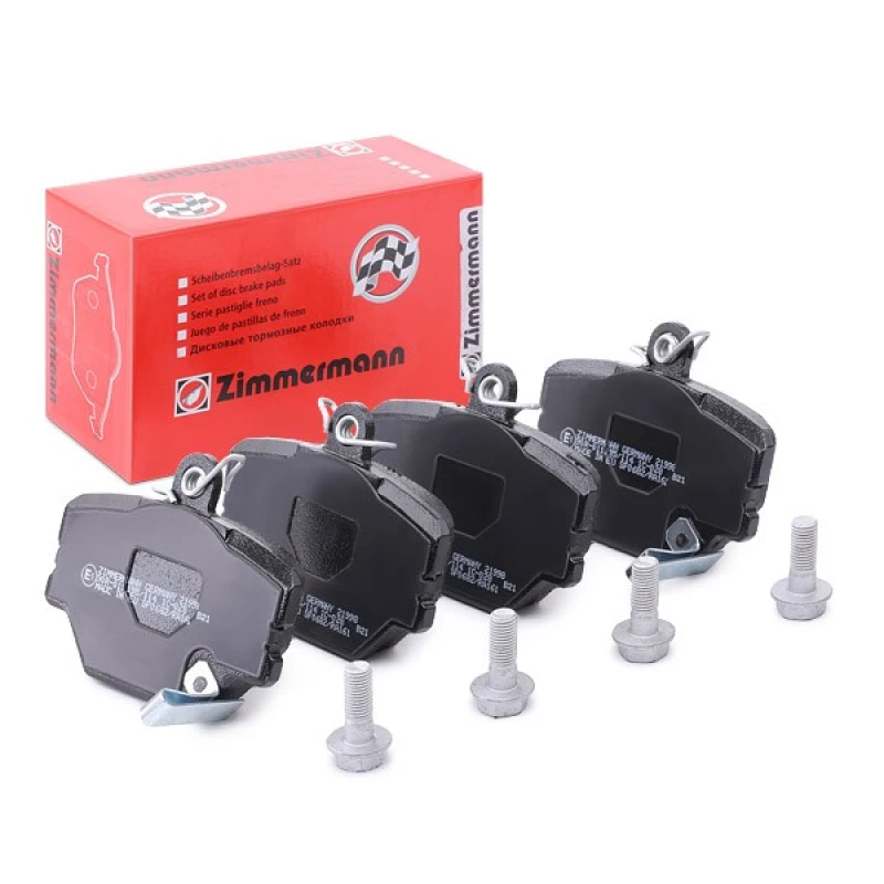 Image of ZIMMERMANN 21999.160.1 Brake pad set Front Axle, with acoustic wear warning, Photo corresponds to scope of supply Brake Pad Set,disc brake (402)