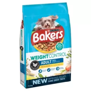 image of Bakers Weight Control Chicken and Vegetables Dog Food 12.5kg