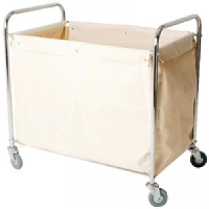 Image of Slingsby Linen Truck With Bag Silver 356926