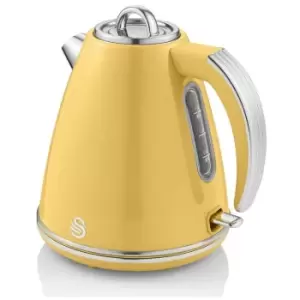 image of Swan - 1.5 Litre Yellow Jug Kettle 3KW