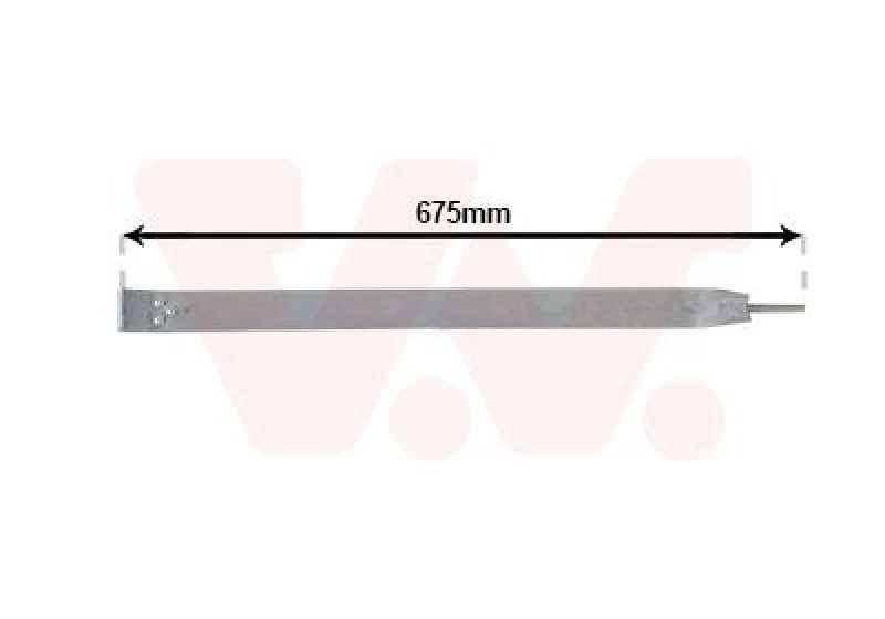 Image of VAN WEZEL Steel Strap, fuel tank VAN WEZEL 2813099