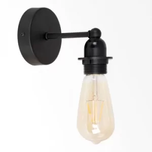 image of Cambourne Black Steampunk Wall Light