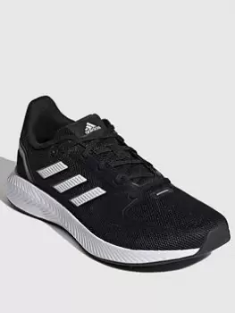 Image of adidas Runfalcon 2.0 - Black/White, Size 7.5, Women
