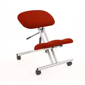 Image of Dynamic Kneeling Stool Without Arms Kneeler Tabasco Red Seat Without Headrest Medium Back