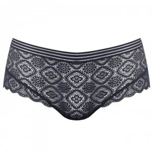 image of Dorina Sienna Midi Brazilian Briefs - Dark Blue N41