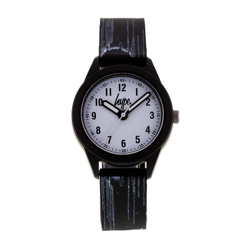 Image of Hype Graphic Analogue Watch Juniors - Black One Size