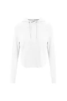 image of Just Cool Cross Back Cropped Hoodie