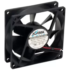 Image of X-Fan RDH8025S2 80 x 80 x 25mm Axial Fan 24V Sleeve Bearing