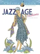 image of creative haven jazz age fashions coloring book relaxing illustrations for a