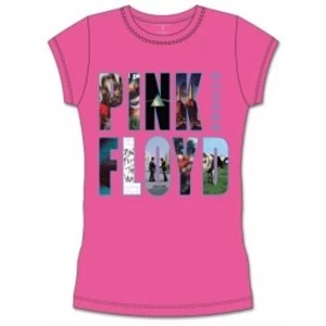 Image of Pink Floyd Echoes Album Montage Pink Ladies TS: Small