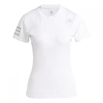 Image of adidas Club Tennis T-Shirt Womens - White / Grey Two