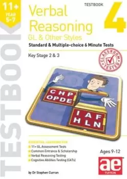 Image of 11+ Verbal Reasoning Year 57 GL & Other Styles Testbook 4 - Dr Stephen C Curran - Paperback - Used