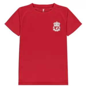 Image of Team LFC Polyester Tee Shirt Junior - Red