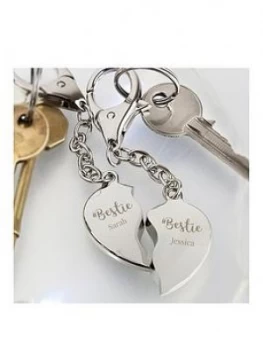 image of Personalised #Bestie Keyring, One Colour, Women