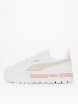 Image of Puma Mayze Leather - White/Pink