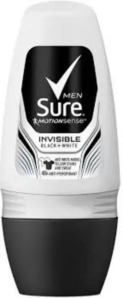 image of Sure Motion Sense Invisible Black + White Deodorant 50ml