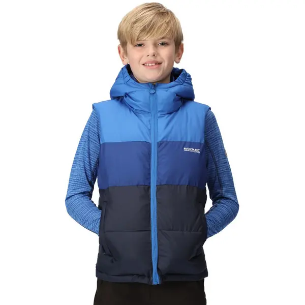 Image of Regatta Boys Lofthouse Padded Hooded Bodywarmer 13 Years - Chest 79-83cm (Height 153-158cm)