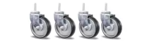 image of Beta Tools 3009R/GR4 Set of 4 Wheels for Trolleys 3009 R/GR4 030090501